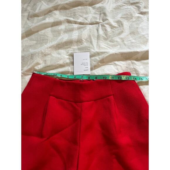 Sunday life Paris Tania red wool blend shorts women’s 38 (small) - Picture 8 of 12